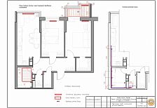 Дизайн-проект интерьера 2-х комнатной квартиры в ЖК "ВСЕ СВОИ", 2022, г. Краснодар
